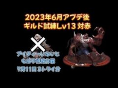 【ギルド試練Lv13対赤】もはや特殊作戦？ 7/10 3トライ分【パズル＆サバイバル】