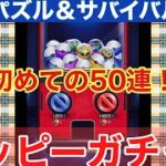 パズル＆サバイバル　　＃15.    やっとハッピーガチャ50連しますヽ(*＾ω＾*)ﾉ